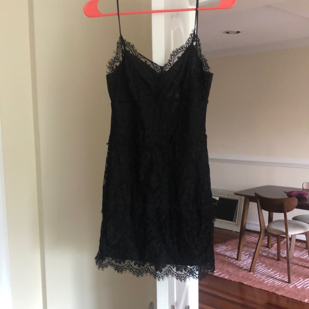 Black Lace mini dress